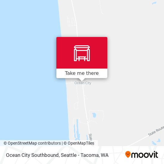 Mapa de Ocean City Southbound