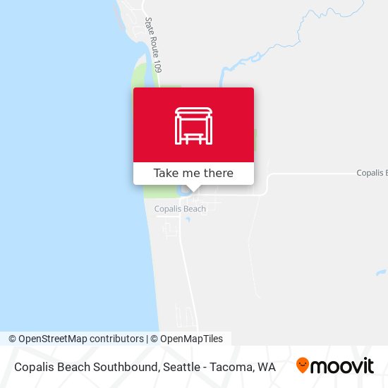Copalis Beach Southbound map