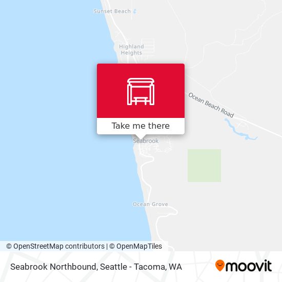 Seabrook Northbound map