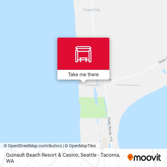 Quinault Beach Resort & Casino map