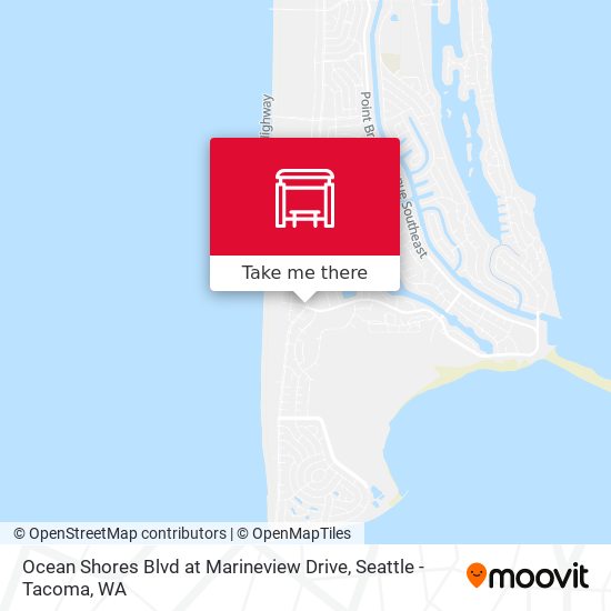Ocean Shores Blvd at Marineview Drive map