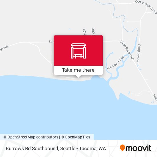 Burrows Rd Southbound map
