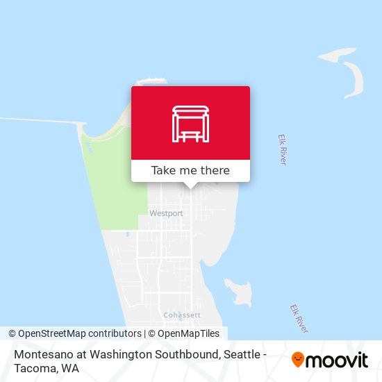 Mapa de Montesano at Washington Southbound