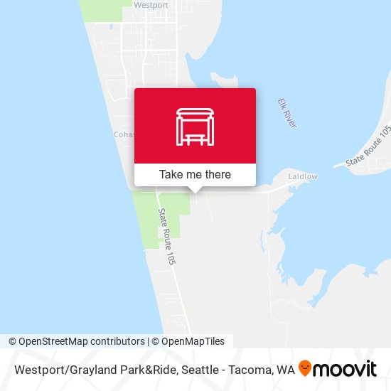 Westport/Grayland Park&Ride map