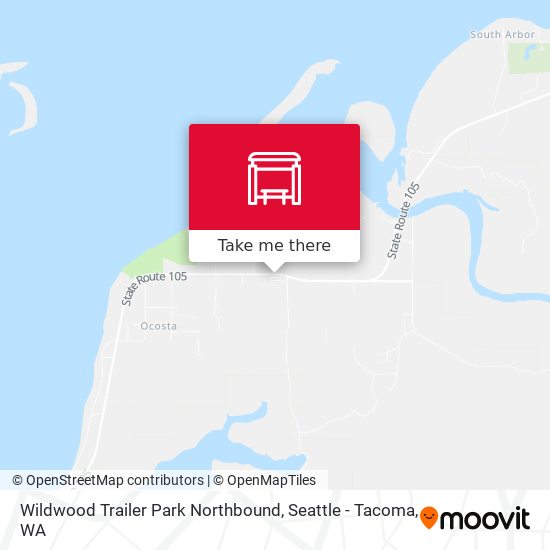 Mapa de Wildwood Trailer Park Northbound