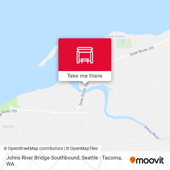 Johns River Bridge Southbound map
