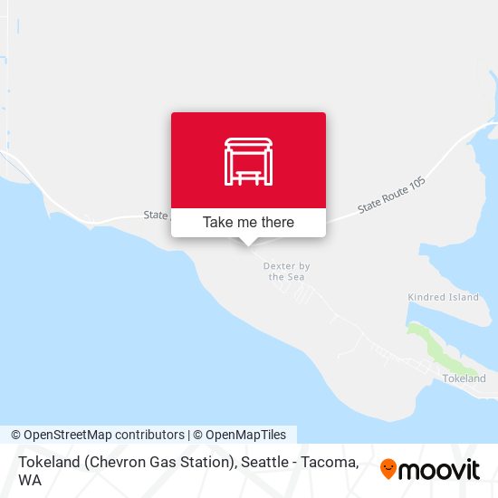 Tokeland (Chevron Gas Station) map