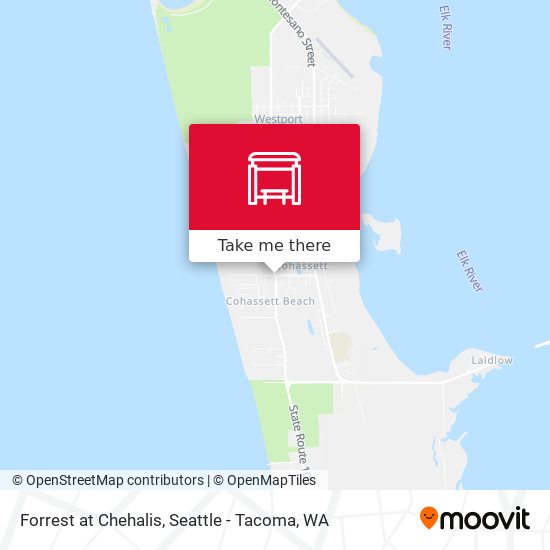 Forrest at Chehalis map