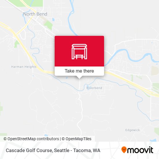 Cascade Golf Course map
