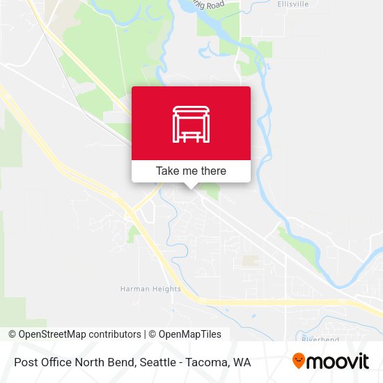 Mapa de Post Office North Bend
