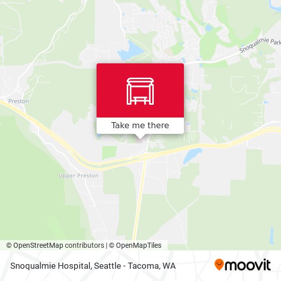 Snoqualmie Hospital map