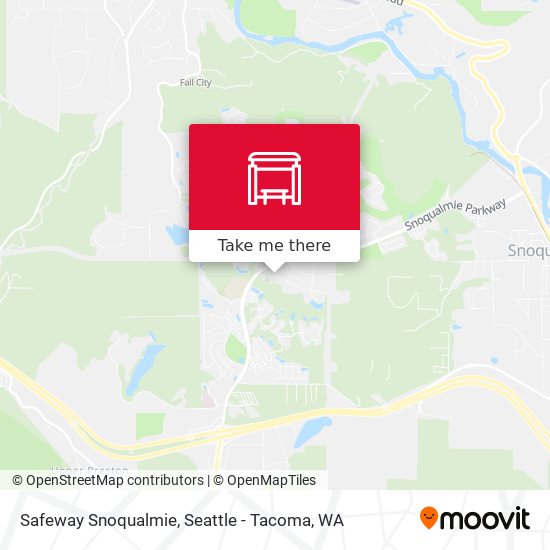 Mapa de Safeway Snoqualmie