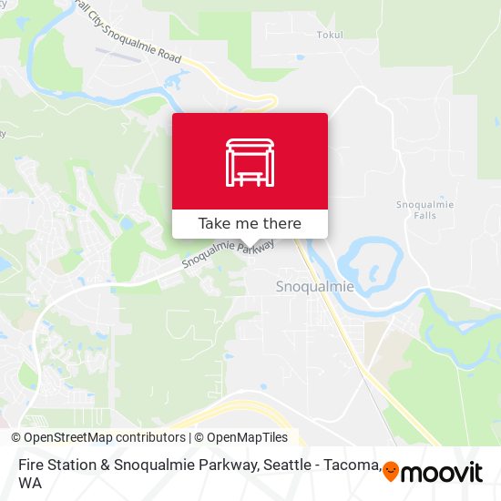 Fire Station & Snoqualmie Parkway map