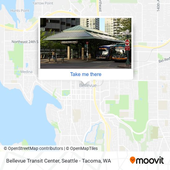 Mapa de Bellevue Transit Center