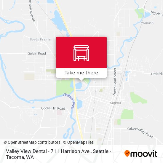 Valley View Dental - 711 Harrison Ave. map