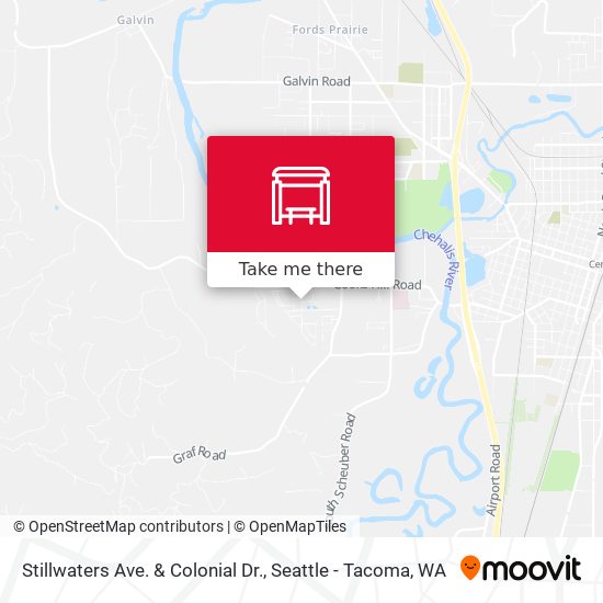 Mapa de Stillwaters Ave. & Colonial Dr.