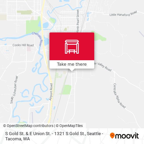 S Gold St. & E Union St. - 1321 S Gold St. map