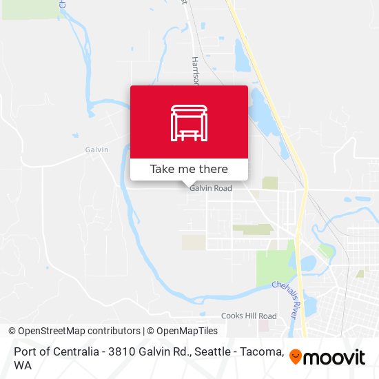 Port of Centralia - 3810 Galvin Rd. map