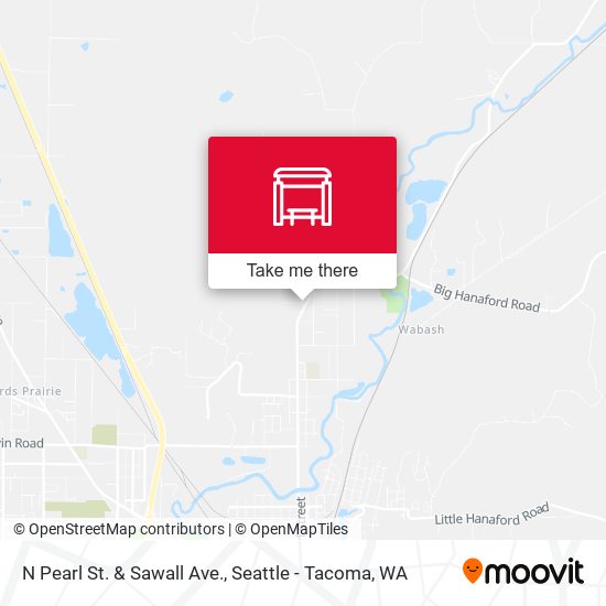 Mapa de N Pearl St. & Sawall Ave.