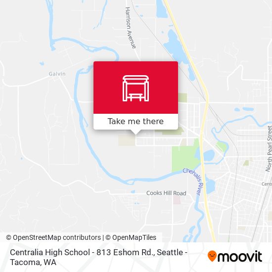 Mapa de Centralia High School - 813 Eshom Rd.