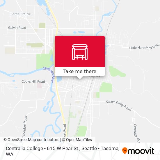 Centralia College - 615 W Pear St. map