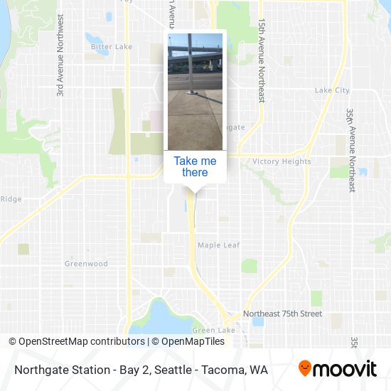 Northgate Station - Bay 2 map