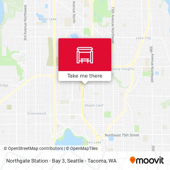 Mapa de Northgate Station  - Bay 3