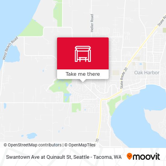 Mapa de Swantown Ave at Quinault St