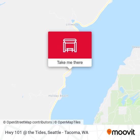 Hwy 101 @ the Tides map