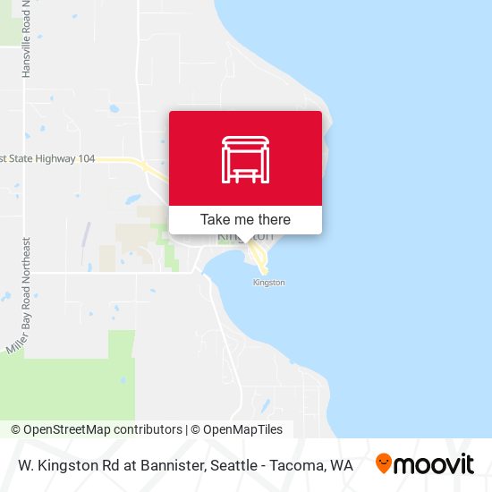 W. Kingston Rd at Bannister map