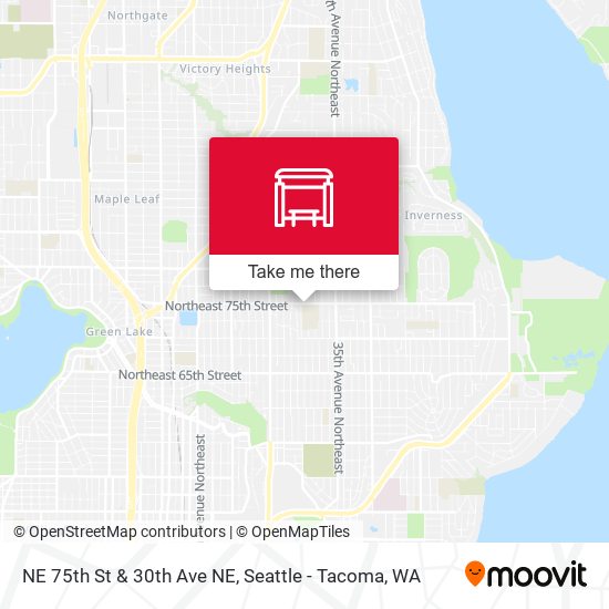 Mapa de NE 75th St & 30th Ave NE