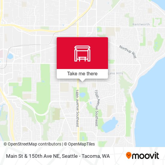 Main St & 150th Ave NE map