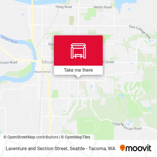 Laventure and Section Street map