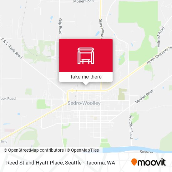 Reed St and Hyatt Place map