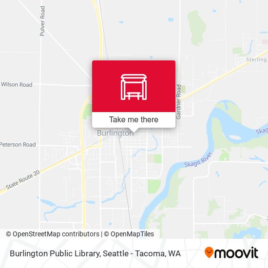 Burlington Public Library map
