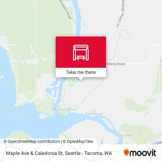 Maple Ave  & Caledonia St map