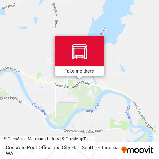 Mapa de Concrete Post Office and City Hall