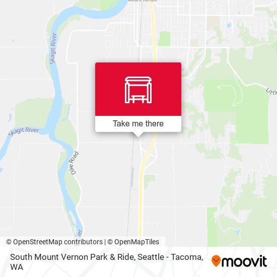 South Mount Vernon Park & Ride map