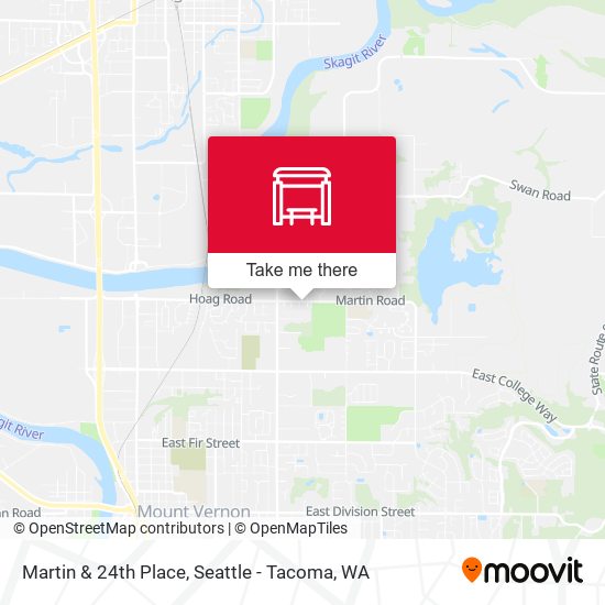 Mapa de Martin & 24th Place