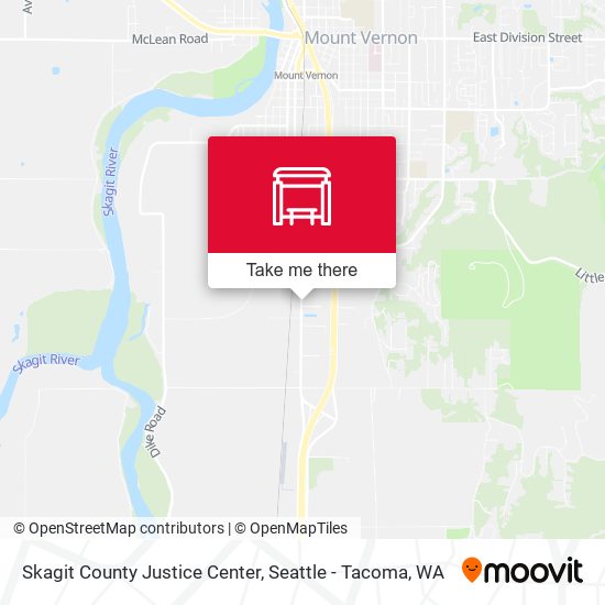 Skagit County Justice Center map