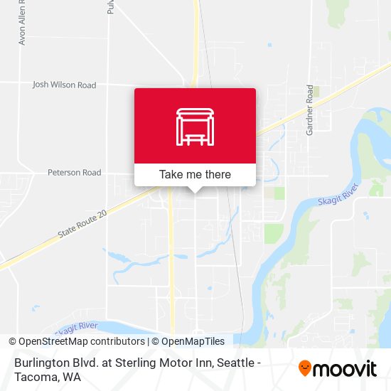 Burlington Blvd. at Sterling Motor Inn map