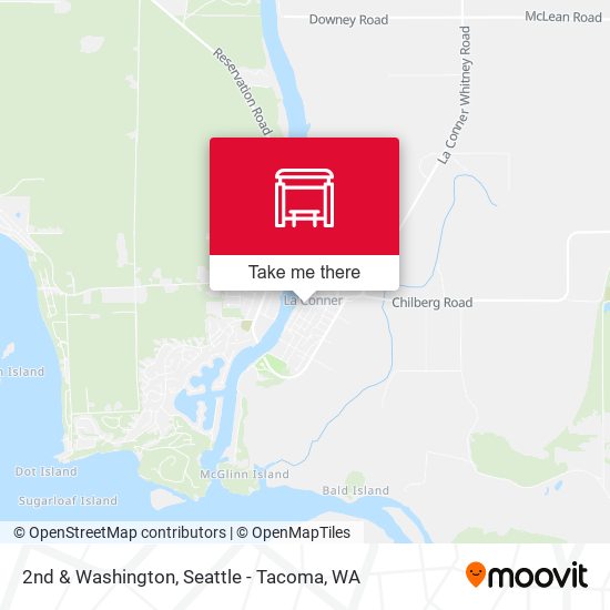 2nd & Washington map