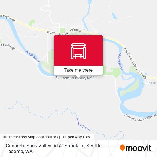 Concrete Sauk Valley Rd @ Sobek Ln map