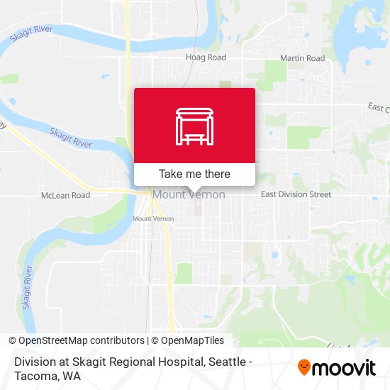 Division at Skagit Regional Hospital map