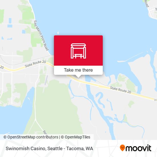 Mapa de Swinomish Casino