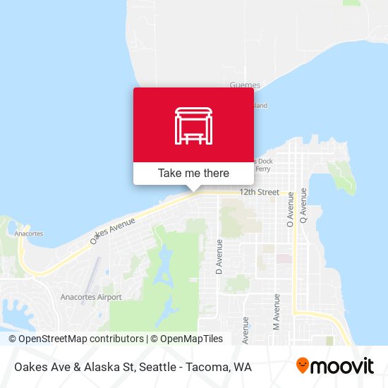 Mapa de Oakes Ave & Alaska St