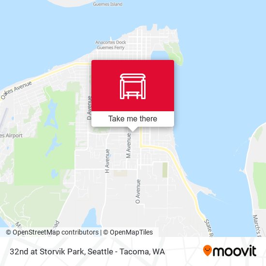 32nd at Storvik Park map