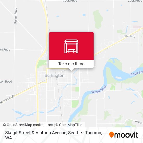 Skagit Street & Victoria Avenue map