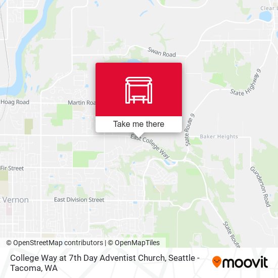 College Way at 7th Day Adventist Church map