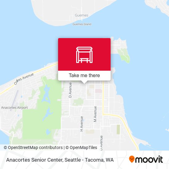 Anacortes Senior Center map